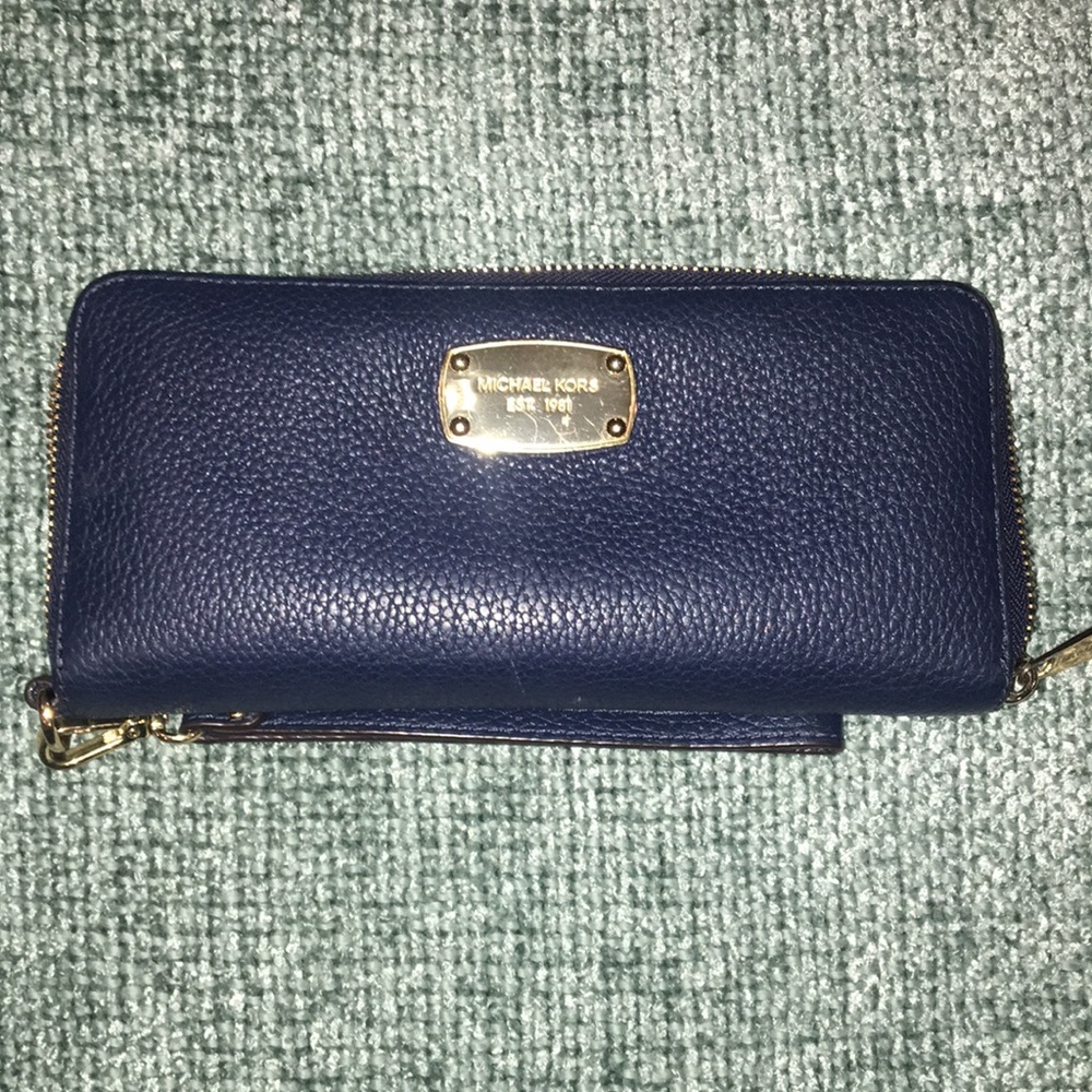 Michael Kors Navy Wallet